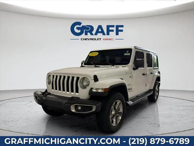 2018 Jeep Wrangler Unlimited Sahara 4x4 for sale in Michigan City, IN