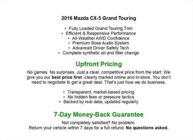 2016 Mazda CX-5 Grand Touring for sale in Green Bay, WI