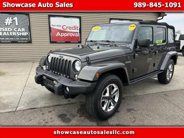 2018 Jeep Wrangler JK Unlimited Freedom Edition 4x4 for sale in Chesaning, MI