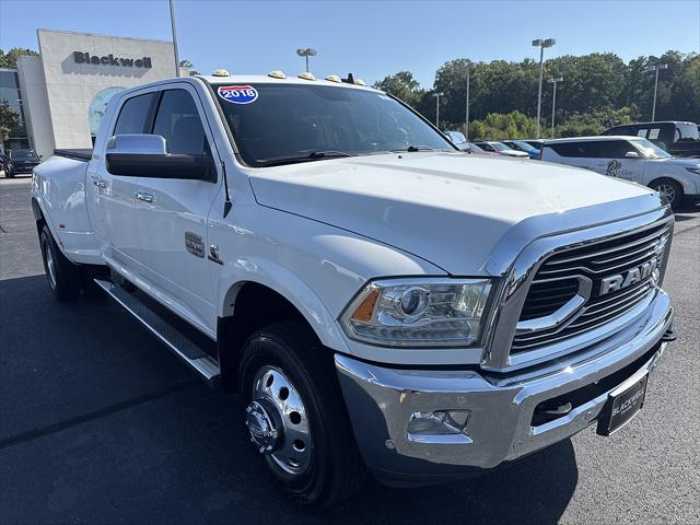 2018 RAM 3500 Laramie Longhorn Mega Cab 4x4 64 Box 2018 RAM 3500 Laramie Longhorn Mega Cab 4x4 64 Box