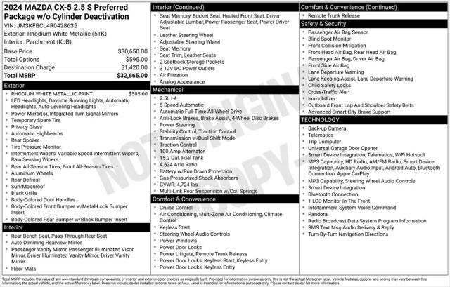 2024 Mazda CX-5 2.5 S Preferred