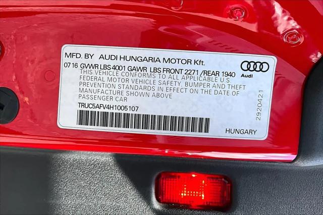 2017 Audi TT 2.0T