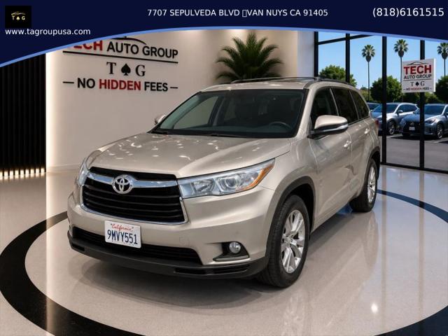 2015 Toyota Highlander XLE V6 for sale in Van Nuys, CA