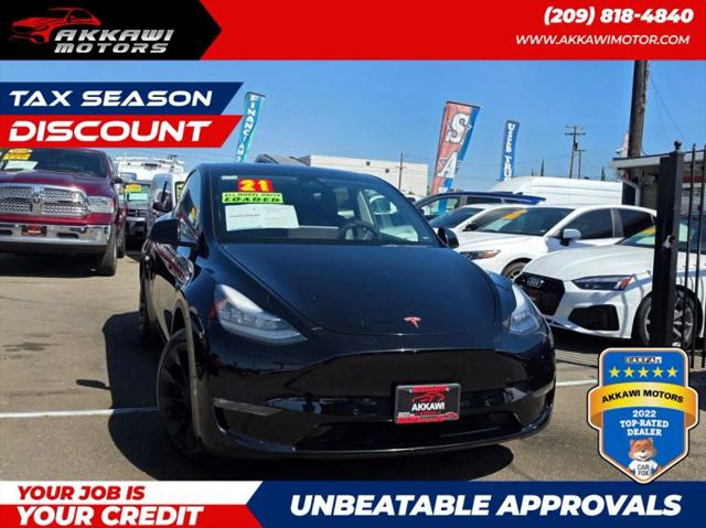 2021 Tesla Model Y Long Range Dual Motor All-Wheel Drive for sale in Manteca, CA
