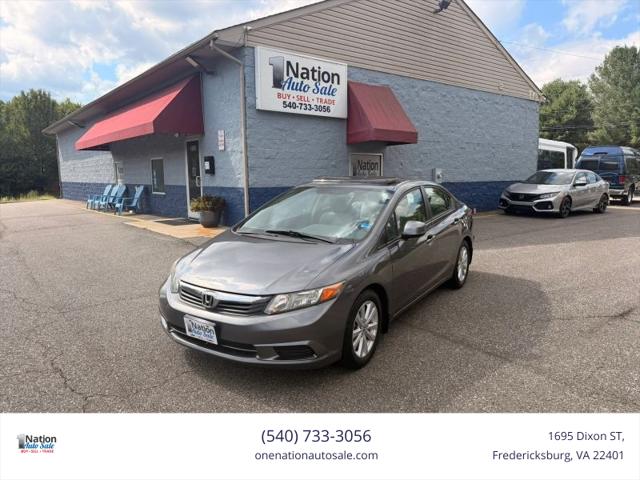 2012 Honda Civic EX-L for sale in Fredericksburg, VA