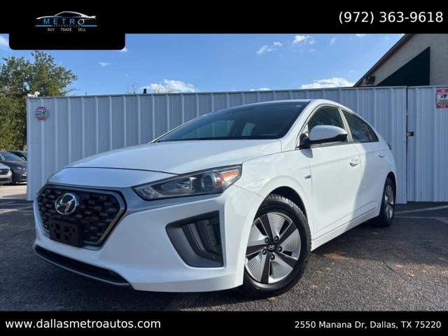 2020 Hyundai IONIQ Hybrid Blue for sale in Dallas, TX