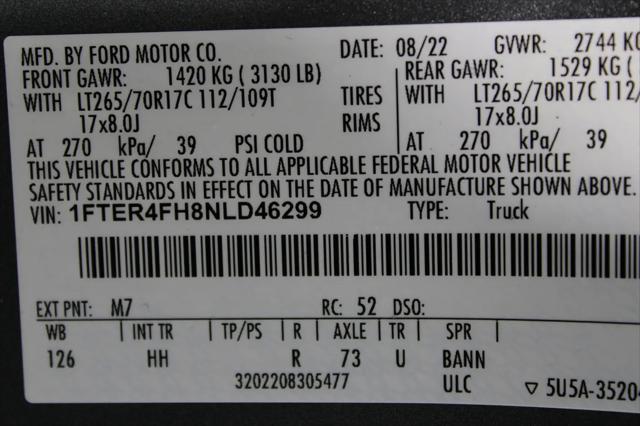 2022 Ford Ranger LARIAT