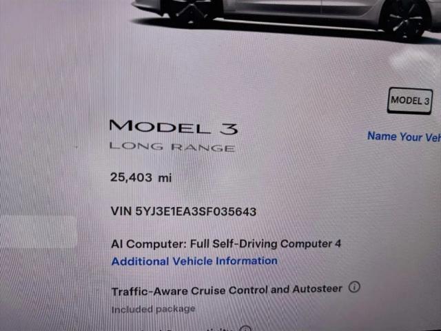 2025 Tesla Model 3 Long Range Rear-Wheel Drive