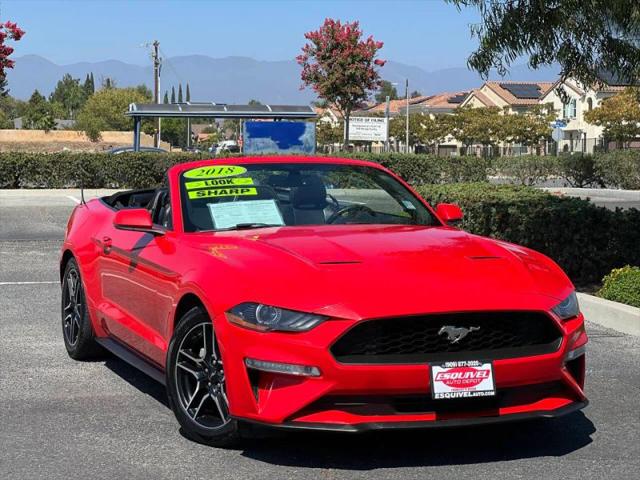 2018 Ford Mustang EcoBoost Premium for sale in Rialto, CA