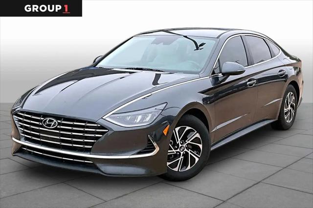 2021 Hyundai Sonata Hybrid Blue for sale in Oklahoma City, OK