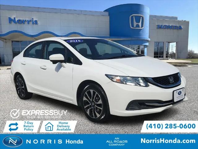 2015 Honda Civic EX for sale in Dundalk, MD