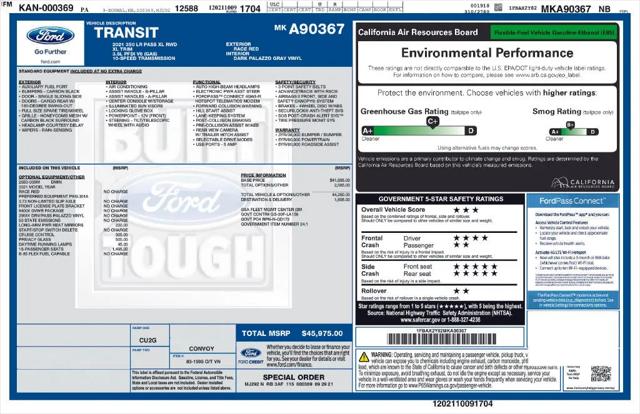 2021 Ford Transit-350 Passenger Van XL
