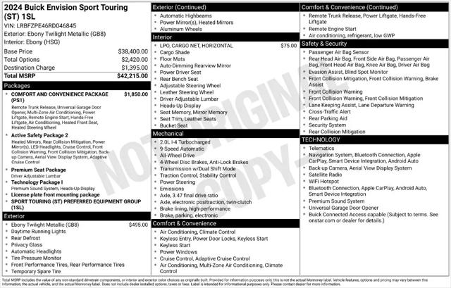 2024 Buick Envision Sport Touring AWD