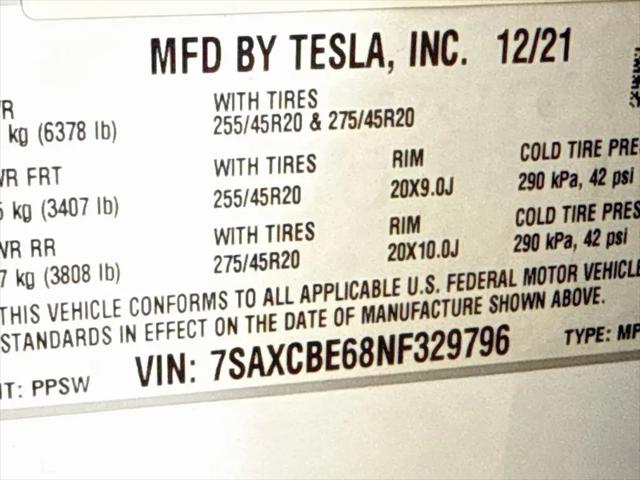2022 Tesla Model X Plaid Tri Motor All-Wheel Drive