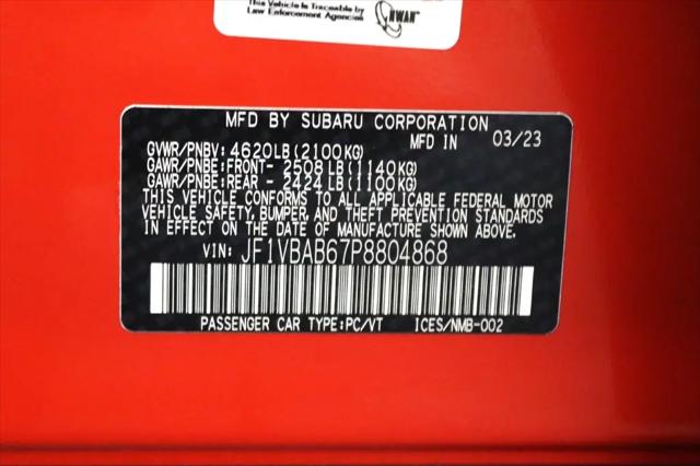 2023 Subaru WRX Standard