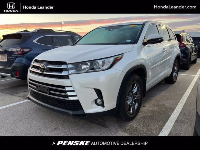 2019 Toyota Highlander Limited Platinum for sale in Leander, TX