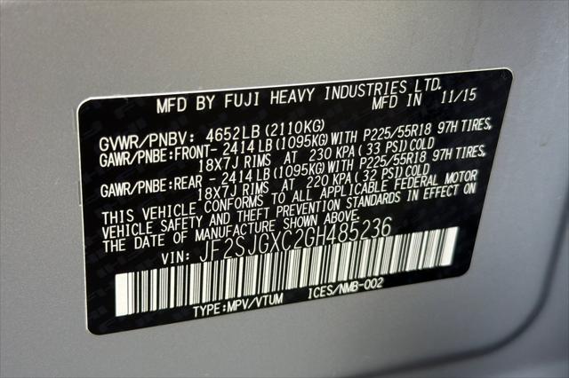 2016 Subaru Forester 2.0XT Touring