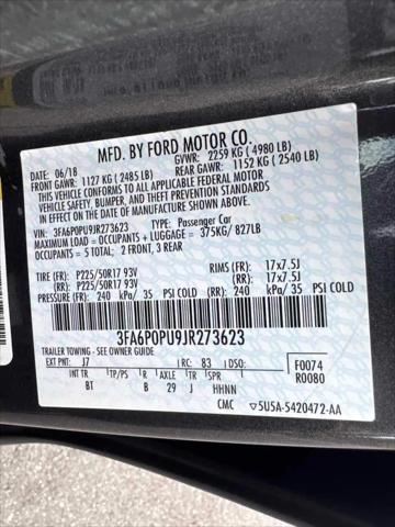 2018 Ford Fusion Energi SE Luxury