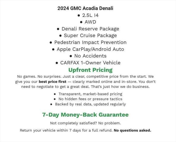 2024 GMC Acadia AWD Denali for sale in Appleton, WI