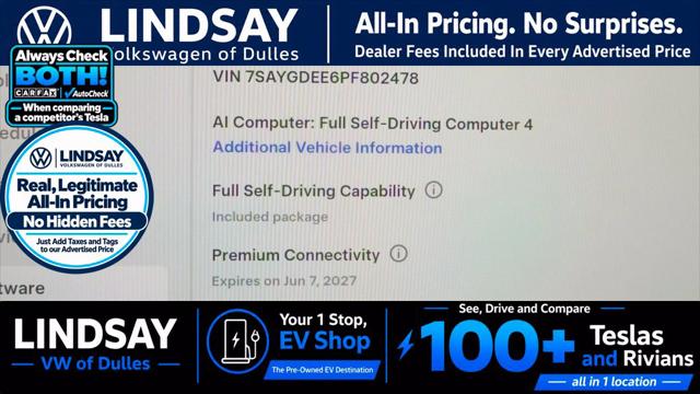 2023 Tesla Model Y Long Range Dual Motor All-Wheel Drive for sale in Sterling, VA