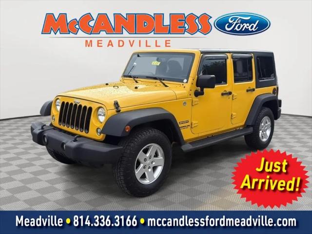 2015 Jeep Wrangler Unlimited Sport for sale in Meadville, PA