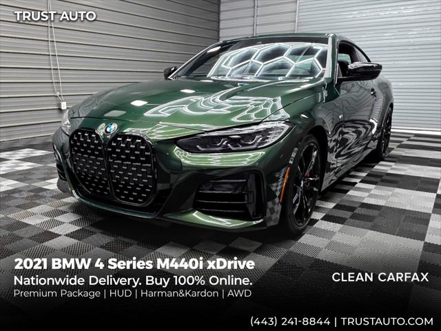 2021 BMW 4 Series M440i xDrive AWD Luxury Coupe w/Premium Pkg for sale in Sykesville, MD
