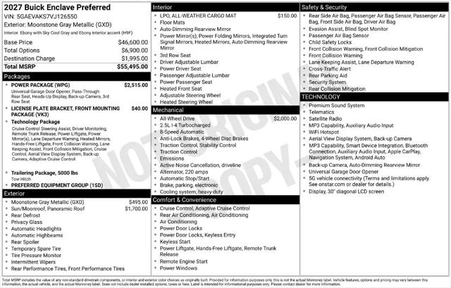 2027 Buick Enclave Preferred for sale in White Plains, NY