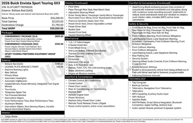 2026 Buick NV Sport Touring FWD for sale in White Plains, NY