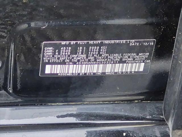 2016 Subaru Legacy 2.5i Limited