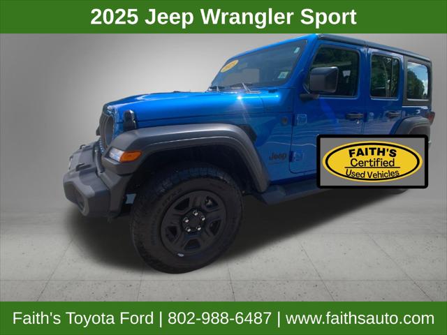 2025 Jeep Wrangler 4-Door Sport 4x4 for sale in Westminster, VT