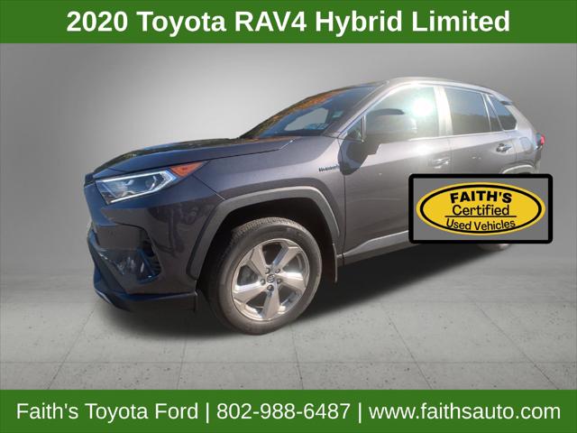 2020 Toyota RAV4 Hybrid Limited for sale in Westminster, VT