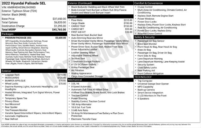 2022 Hyundai Palisade SEL for sale in Monmouth Junction, NJ