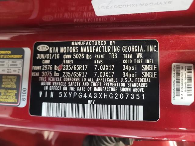 2017 Kia Sorento 2.4L LX