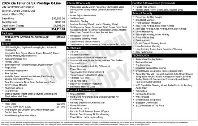 2024 Kia Telluride SX Prestige X-Line for sale in Chesterton, IN