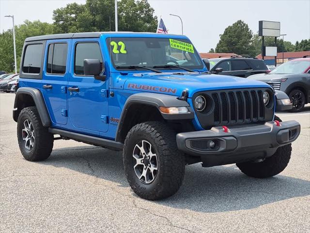 2022 Jeep Wrangler Unlimited Rubicon 4x4 2022 Jeep Wrangler Unlimited Rubicon 4x4
