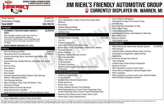 2026 Chrysler Pacifica Select AWD for sale in Warren, MI