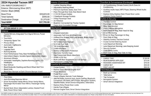 2024 Hyundai Tucson XRT