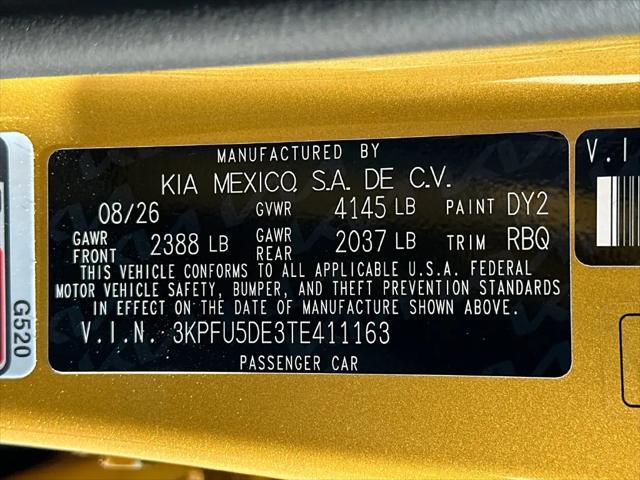 2026 Kia K4 GT-Line