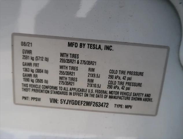 2021 Tesla Model Y Performance Dual Motor All-Wheel Drive