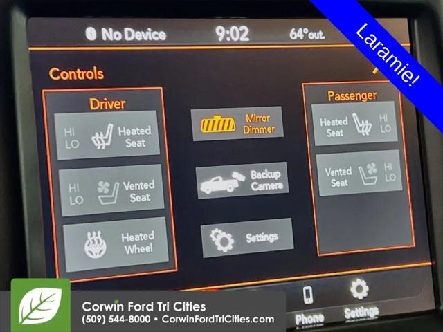 2018 Ram 2500 Laramie Crew Cab 4x4 64 Box