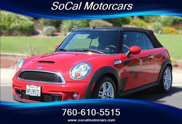 2013 MINI Convertible Cooper S for sale in Palm Desert, CA