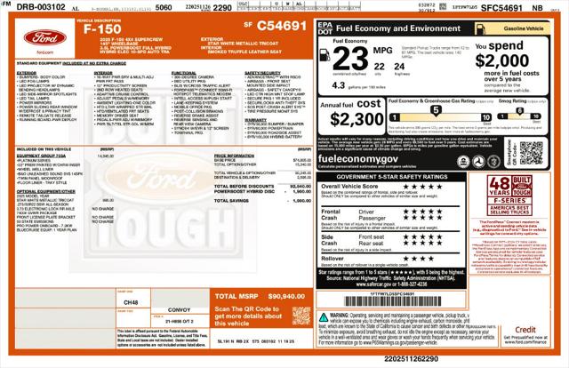 Used 2025 Ford F-150 Platinum For Sale in Muscle Shoals, AL