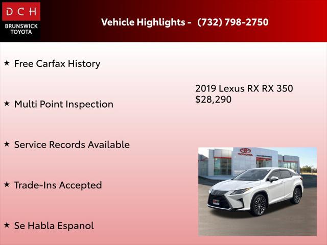 2019 Lexus RX 350 350