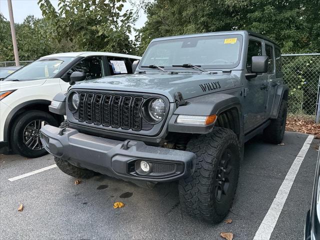 2024 Jeep Wrangler 4-Door Willys 4x4 for sale in Buford, GA
