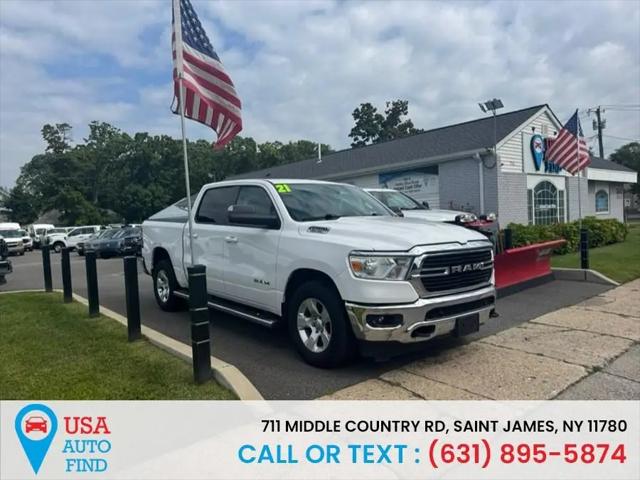 2021 Ram 1500 Big Horn Crew Cab 4x4 57 Box for sale in Saint James, NY