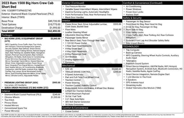2023 Ram 1500 Big Horn for sale in Chippewa Falls, WI