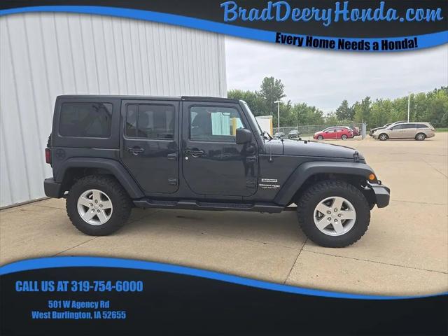 2018 Jeep Wrangler JK Unlimited Sport S 4x4 for sale in West Burlington, IA