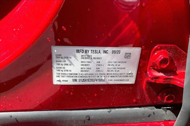 2020 Tesla Model S Long Range Dual Motor All-Wheel Drive