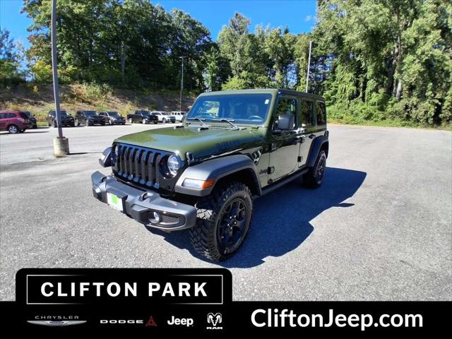 2022 Jeep Wrangler Unlimited Willys 4x4 for sale in Clifton Park, NY