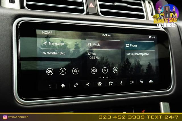 2019 Land Rover Range Rover 3.0L V6 Turbocharged Diesel HSE Td6